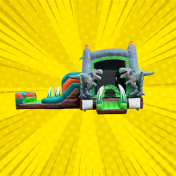 Dino Bounce House with Slide