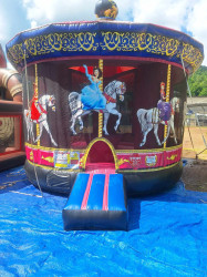 princess 1736044455 Princess Carousel Bounce House