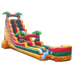 22 foot inflatable water slide tropical fire marble1 1767378451 1 22' Palm Paradise Water Slide