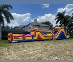 6820HEC 1767378940 68' Retro Racer Obstacle Course