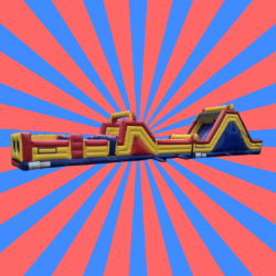 68' Retro Racer Obstacle Course